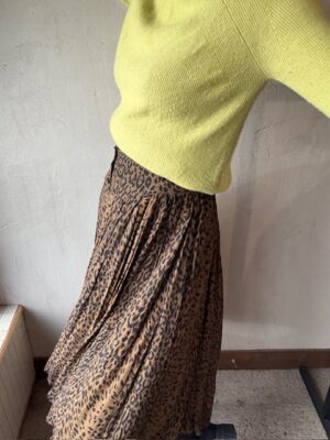 Viscose leopart skirt L/XL